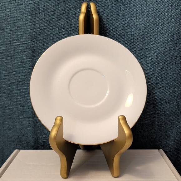 Sea Gull Other - Set of 4 Sea Gull Fine China Saucers 6" | Jian Shang Gold Trim | Replacement